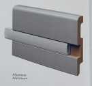 BATTISCOPA PORTA LED IN LEGNO