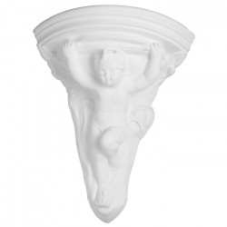 CAPITELLO IN GESSO AD ANGOLO