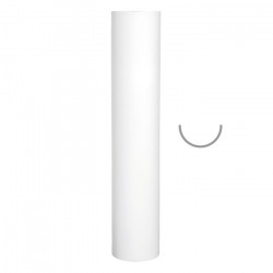 SEMICOLONNA IN GESSO