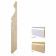 BATTISCOPA IN LEGNO